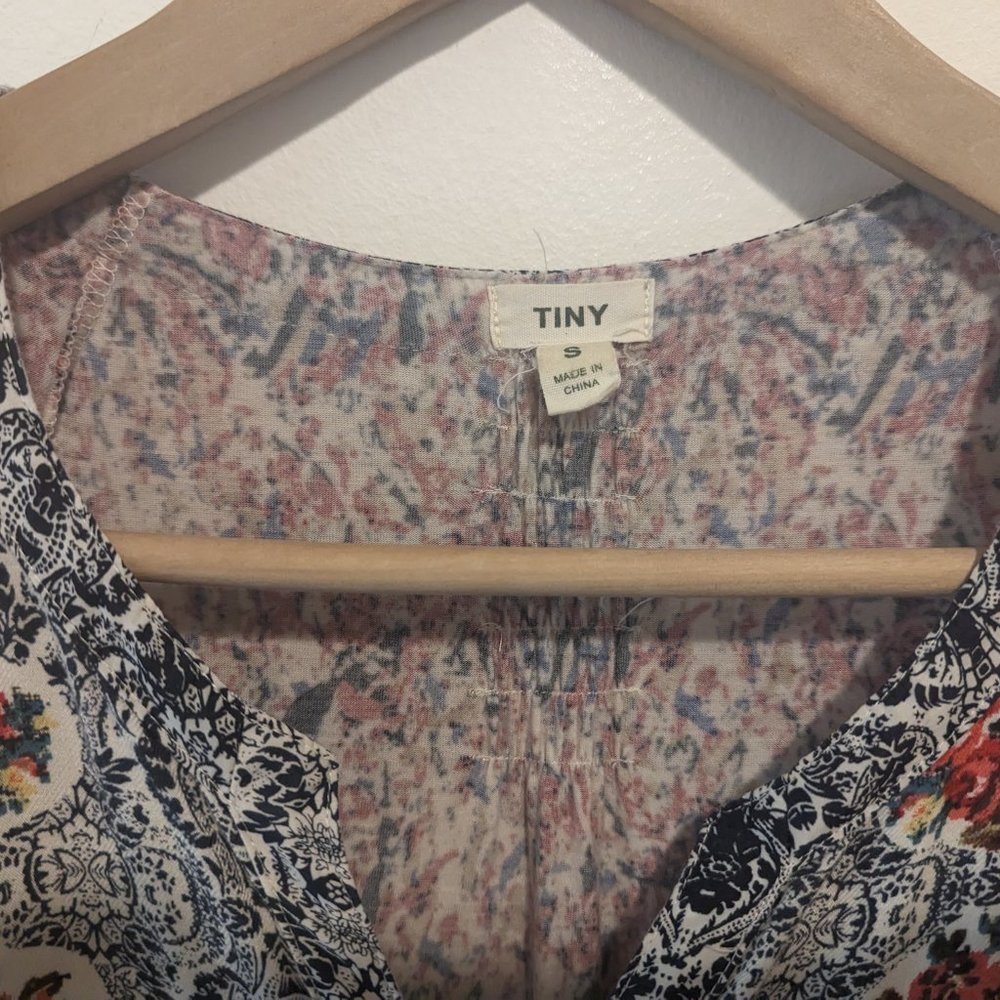 Anthropologie TINY "Perenne" Floral Button Down Shirt Dress - Picture 3 of 12